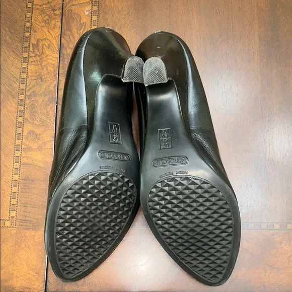 Aerosoles Black Women's High Heel Loafers - Picture 5 of 6